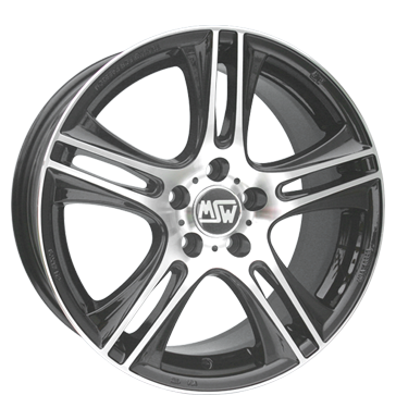 MSW 11 Black Full Polished Alloy Wheel Product Image #2