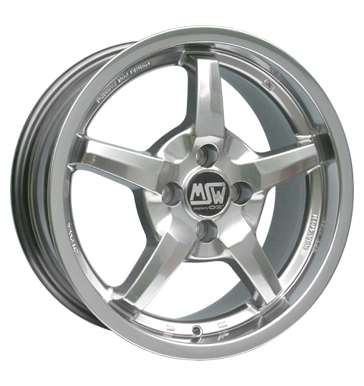 MSW 16 Titanium Mirror Alloy Wheel Product Image #1