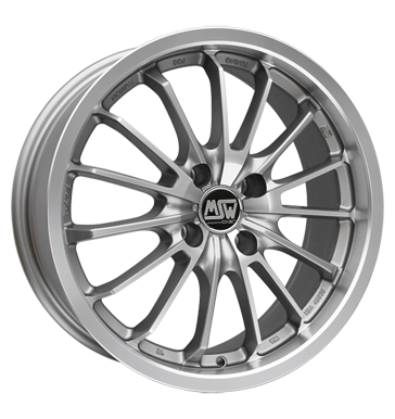 MSW 21 Matt Grey Polished Alloy Wheel Product Image #1