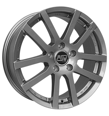 MSW 22 Grey Silver Alloy Wheel Product Image #2
