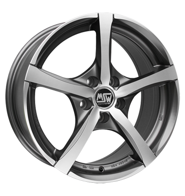 MSW 23 Gunmetal Polished Alloy Wheel Product Image #2