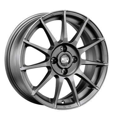 MSW 85 Matt Gunmetal Alloy Wheel Product Image #1