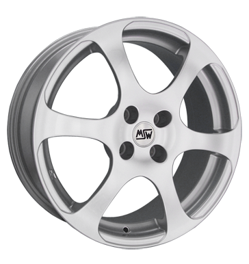 MSW Mugello Silver Painted Alloy Wheel Product Image #2