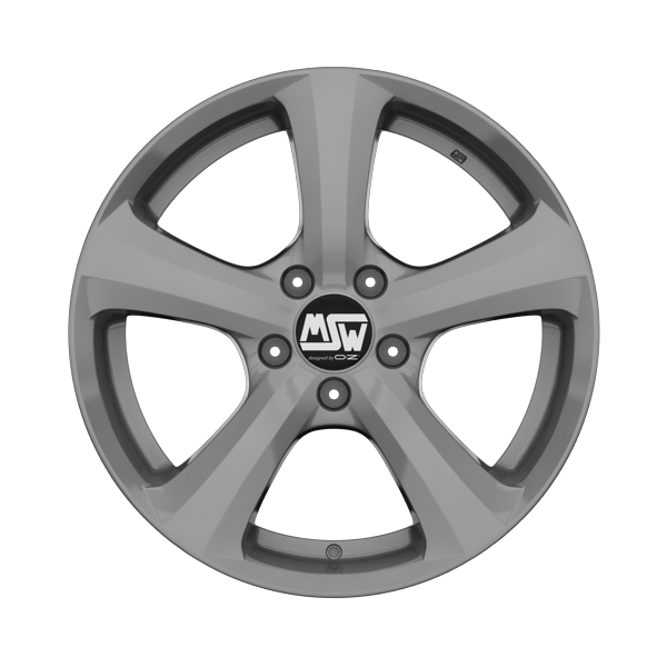MSW 19 Grey Silver Alloy Wheel Product Image #1