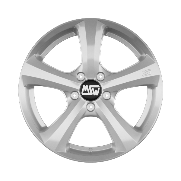 MSW 19 Full Silver Alloy Wheel Product Image #1