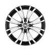 MSW 20 Matt Black Full Polished Wheel Img 1