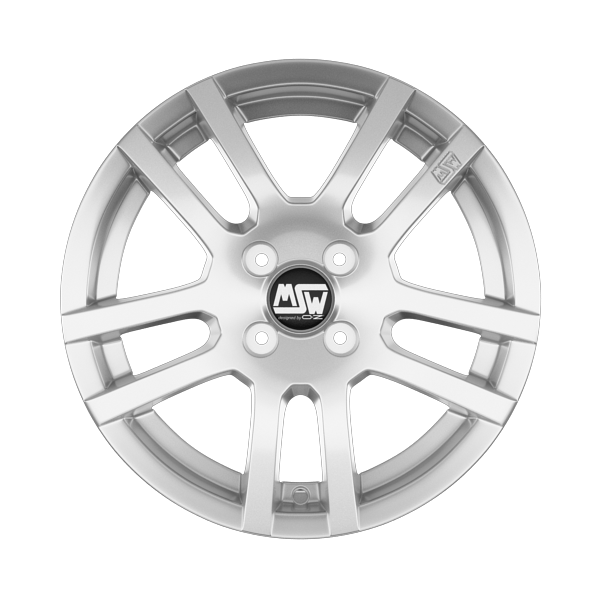 MSW 22 Silver Alloy Wheel Product Image #1