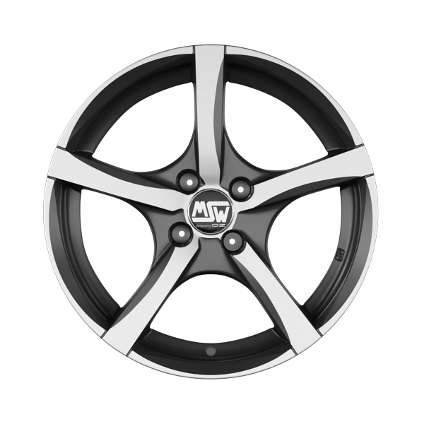MSW 23 Gunmetal Polished Alloy Wheel Product Image #1