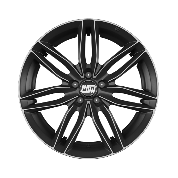 MSW 24 Gunmetal Polished Alloy Wheel Product Image #1