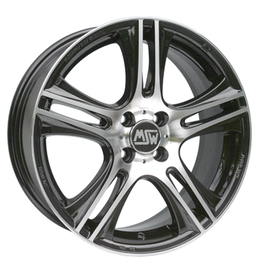 MSW 11 Black Full Polished Alloy Wheel Product Image #2