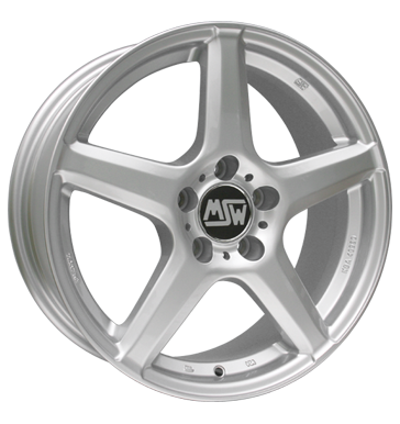 MSW 14 Silver Alloy Wheel Product Image #1
