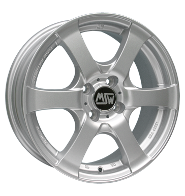 MSW 15 Flash Silver Alloy Wheel Product Image #1