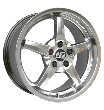 MSW 16 Titanium Mirror Alloy Wheel Product Image #1