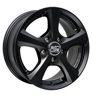 MSW 19 Matt Black Alloy Wheel Product Image #2