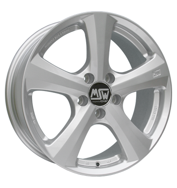 MSW 19 Full Silver Alloy Wheel Product Image #2