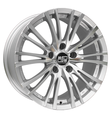 MSW 20 Silver Full Polished Alloy Wheel Product Image #1