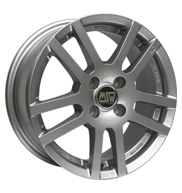 MSW 22 Grey Silver Alloy Wheel Product Image #2