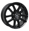 MSW 22 Matt Black Wheel Img 1