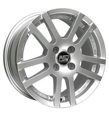 MSW 22 Silver Alloy Wheel Product Image #2