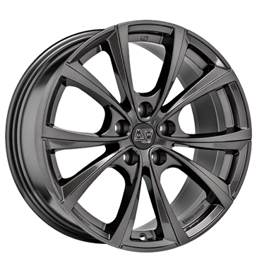 MSW 27 T Gloss Dark Grey Alloy Wheel Product Image #1