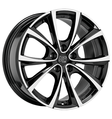 MSW 27 T Gloss Black Full Polished Alloy Wheel Product Image #1