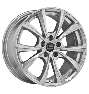 MSW 27 T Full Silver Alloy Wheel Product Image #1