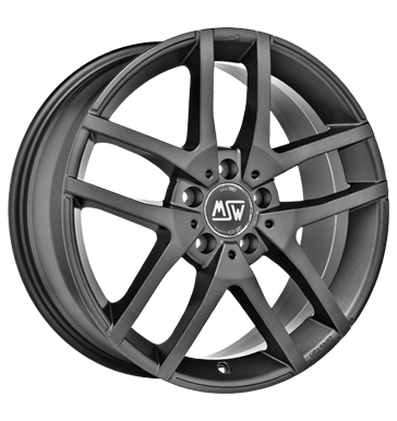 MSW 28 Matt Dark Grey Alloy Wheel Product Image #1