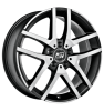 MSW 28 Matt Black Polished Wheel Img 1