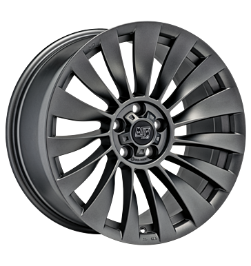 MSW 37 T Matt Dark Graphite Alloy Wheel Product Image #1