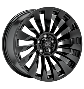 19" MSW 37 T Gloss Black alloy wheel