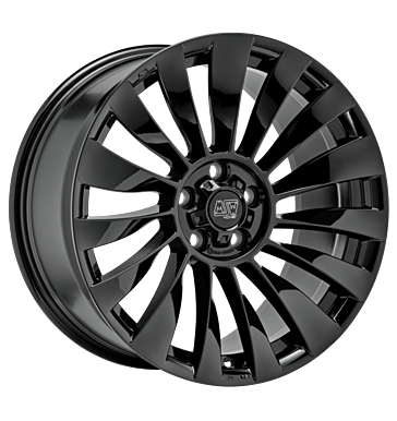 MSW 37 T Gloss Black Alloy Wheel Product Image #1