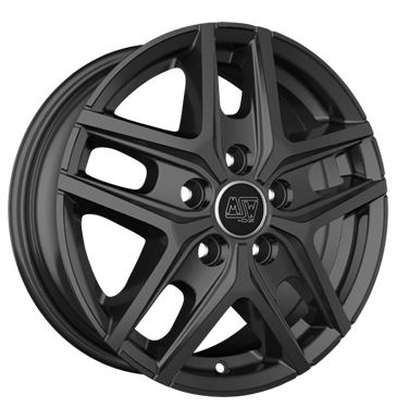 MSW 40 Van Gloss Dark Grey Alloy Wheel Product Image #1