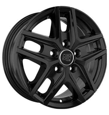 MSW 40 Van Gloss Black Alloy Wheel Product Image #1