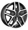 MSW 40 Van Gloss Black Full Polished Wheel Img 1