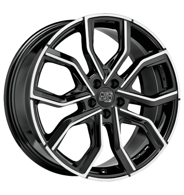 MSW 41 Gloss Black Full Polished Alloy Wheel Product Image #1