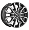 MSW 48 Van 6L Gloss Black Full Polished Wheel Img 1