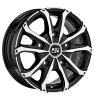 MSW 48 Van Gloss Black Full Polished Wheel Img 1