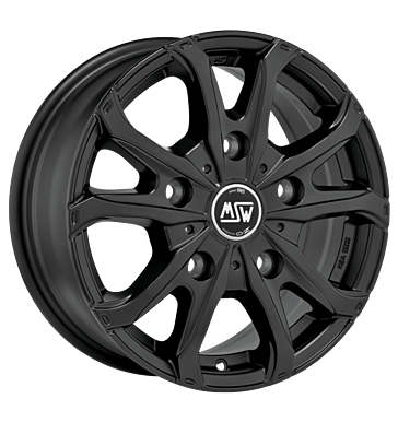 MSW 48 Van Matt Black Alloy Wheel Product Image #1