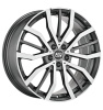 MSW 49 Gloss Gun Metal Polished Wheel Img 1