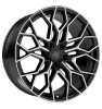 MSW 51 Gloss Black Full Polished Wheel Img 1