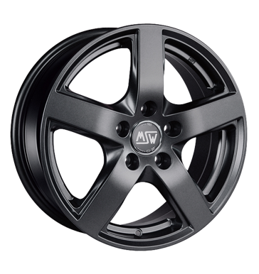 MSW 55 Matt Dark Grey Alloy Wheel Product Image #1