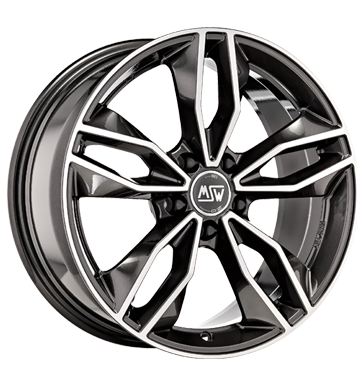 MSW 71 Gloss Dark Grey Full Polished Alloy Wheel Product Image #1
