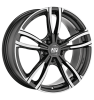 MSW 73 Gloss Dark Grey Full Polished Wheel Img 1