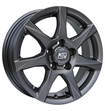 MSW 77 Matt Dark Grey Alloy Wheel Product Image #2