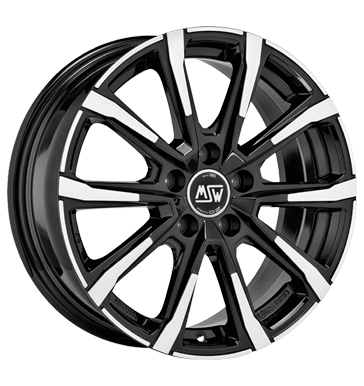 MSW 79 Gloss Black Full Polish Alloy Wheel Product Image #1