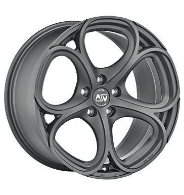 MSW 82 Matt Gun Metal Alloy Wheel Product Image #1