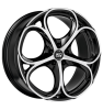 MSW 82 Gloss Black Full Polished Wheel Img 1