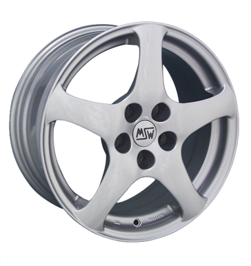 MSW Monza Silver Painted Alloy Wheel Product Image #1