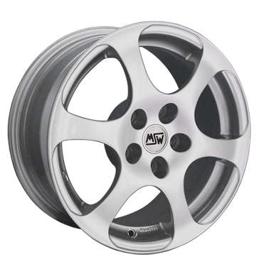 MSW Mugello Silver Painted Alloy Wheel Product Image #2