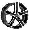 MSW Sahara 5 Gloss Black Full Polish Wheel Img 1